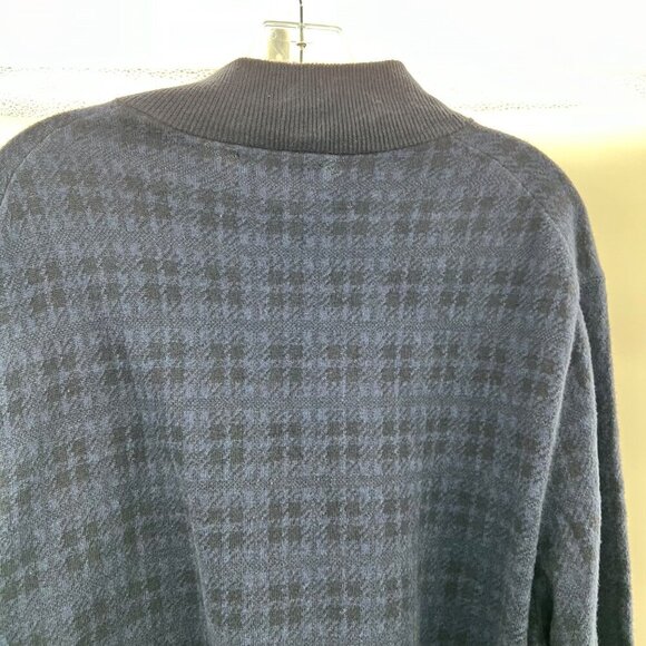 Bonobos Men's 1/4 Zip Pullover Sweater Blue Print Size XL - Picture 6 of 9